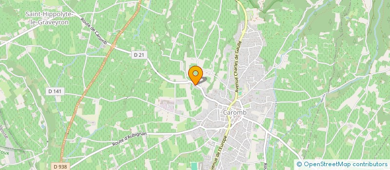 localisation de l'entreprise MONSIEUR YVES JAUME  CAROMB