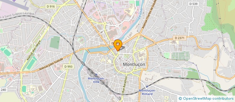 localisation de l'entreprise MONSIEUR YVES JAY à MONTLUCON