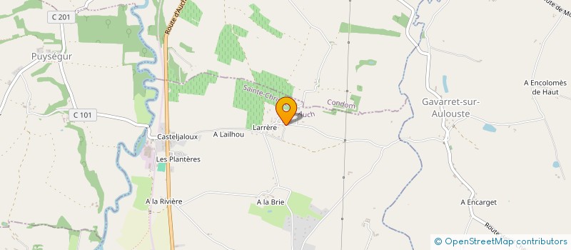 localisation de l'entreprise MONSIEUR YVES JEAN HENRI NOUGUE  SAINTE-CHRISTIE