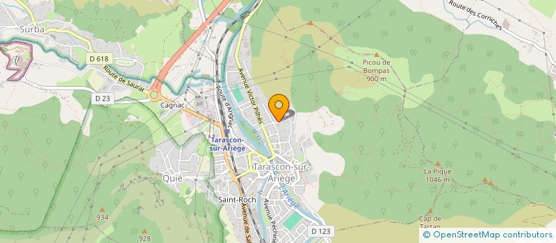 localisation de l'entreprise MONSIEUR YVES JEAN JOSEPH DEVILLE à TARASCON-SUR-ARIEGE