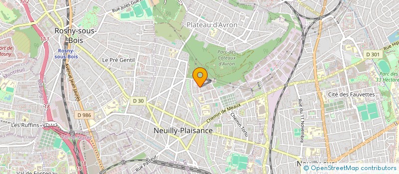 localisation de l'entreprise MONSIEUR YVES JEANBAPTISTE  NEUILLY-PLAISANCE