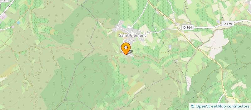 localisation de l'entreprise MONSIEUR YVES JEANJEAN  SAINT-CLEMENT