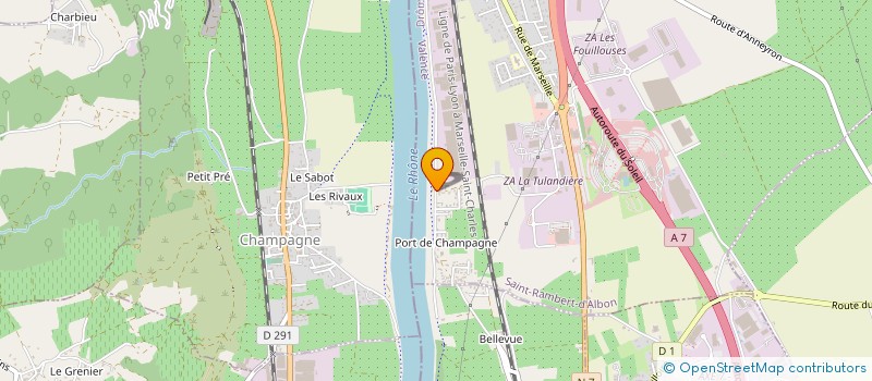 localisation de l'entreprise MONSIEUR YVES JEANNOT  SAINT-RAMBERT-D'ALBON