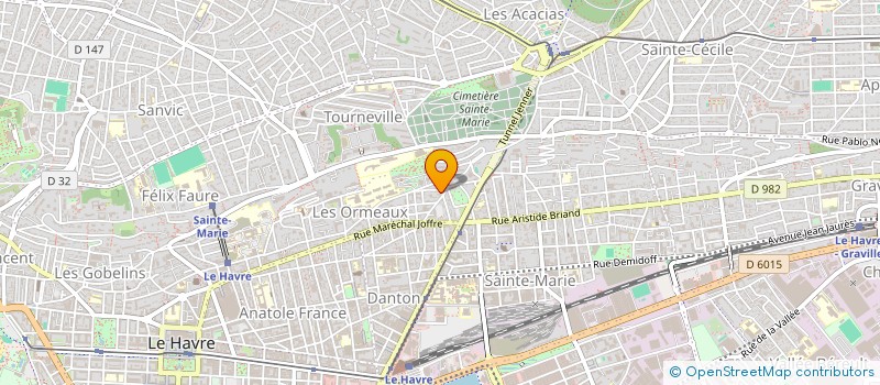 localisation de l'entreprise MONSIEUR YVES JEANNOT à LE HAVRE