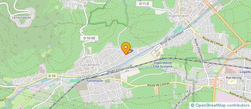 localisation de l'entreprise MONSIEUR YVES JEGOUX  TURCKHEIM