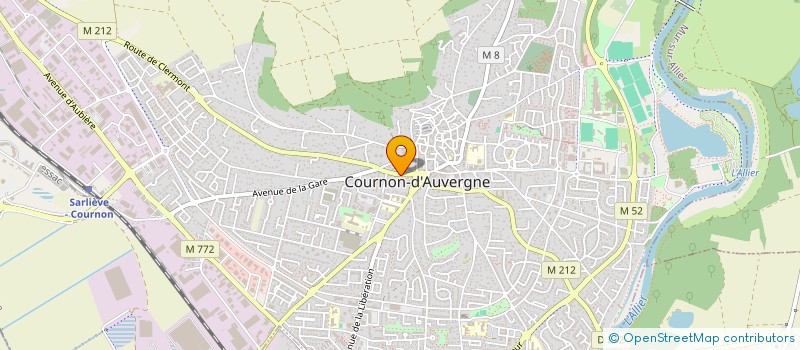 localisation de l'entreprise MONSIEUR YVES JEREMIE à COURNON-D'AUVERGNE