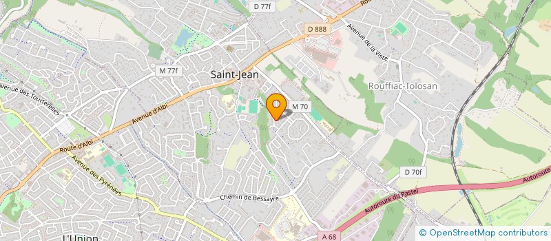 localisation de l'entreprise MONSIEUR YVES JIMENEZ à SAINT-JEAN