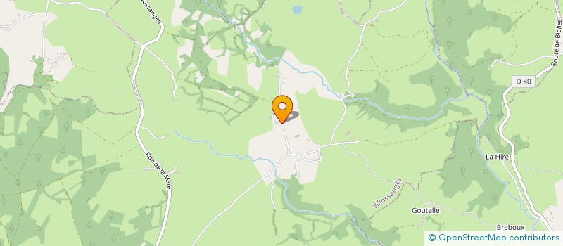 localisation de l'entreprise MONSIEUR YVES JOHANEL  VILLOSSANGES