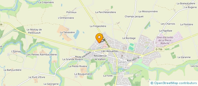 localisation de l'entreprise MONSIEUR YVES JOLIER à BEAUPREAU-EN-MAUGES