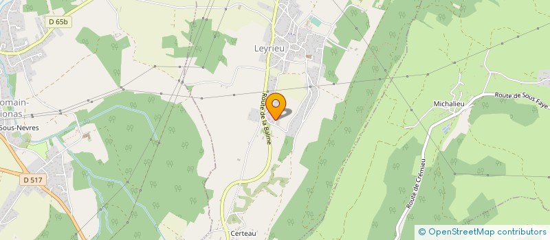 localisation de l'entreprise MONSIEUR YVES JONDOT  LEYRIEU