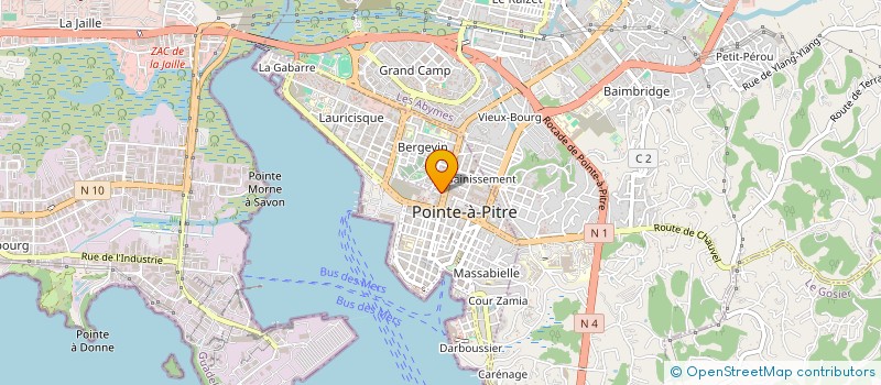 localisation de l'entreprise MONSIEUR YVES JOSEPH à POINTE-A-PITRE