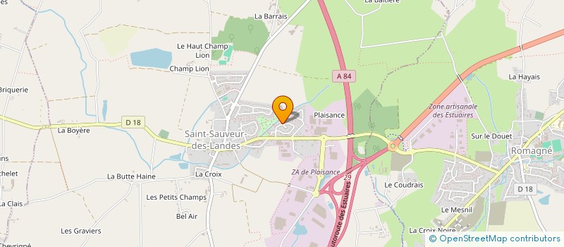 localisation de l'entreprise MONSIEUR YVES JOSSET à SAINT-SAUVEUR-DES-LANDES
