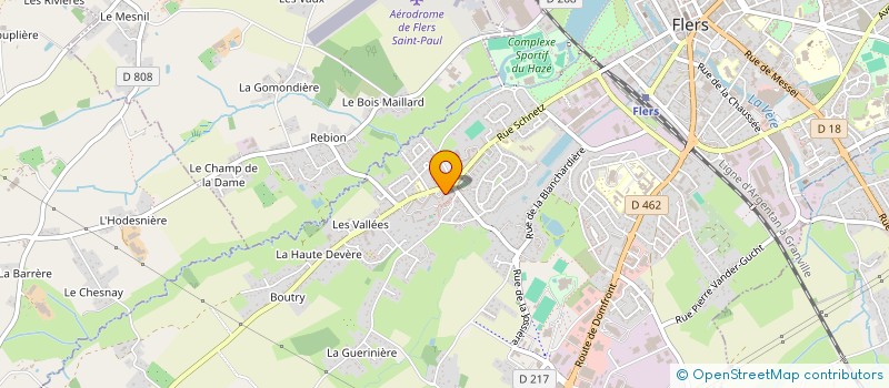 localisation de l'entreprise MONSIEUR YVES JOUAN à FLERS