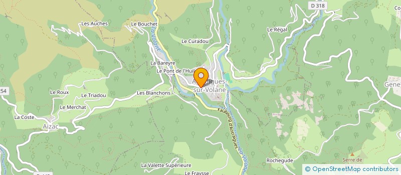 localisation de l'entreprise MONSIEUR YVES JOUANNY à VALLEES-D'ANTRAIGUES-ASPERJOC