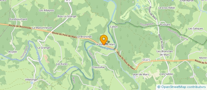 localisation de l'entreprise MONSIEUR YVES JOUBERT  LE CHAMBON-SUR-LIGNON