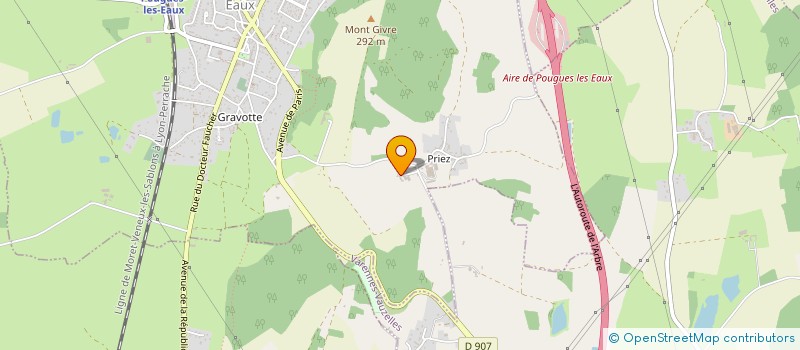 localisation de l'entreprise MONSIEUR YVES JOUOT  POUGUES-LES-EAUX