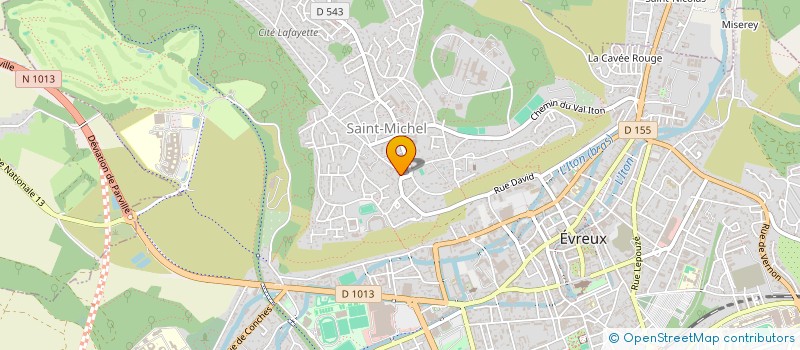 localisation de l'entreprise MONSIEUR YVES JOURDAN  EVREUX