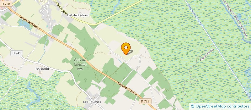 localisation de l'entreprise MONSIEUR YVES JOUSSELIN  SAINT-JUST-LUZAC