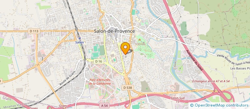 localisation de l'entreprise MONSIEUR YVES JOUVE  SALON-DE-PROVENCE