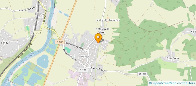 localisation de l'entreprise MONSIEUR YVES JULIENNE à VERON