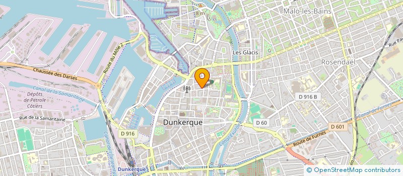 localisation de l'entreprise MONSIEUR YVES KACENELENBOGEN à DUNKERQUE