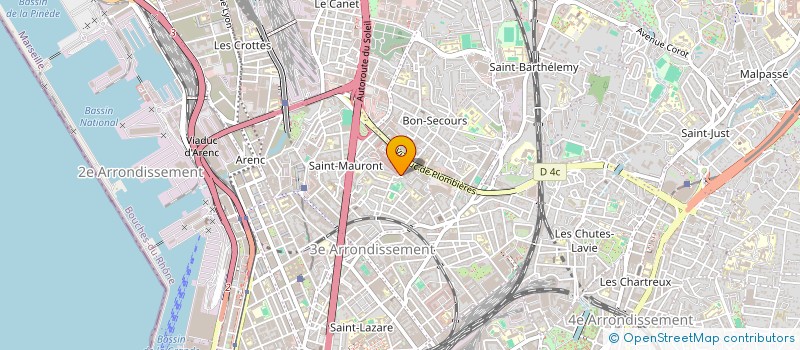 localisation de l'entreprise MONSIEUR YVES KAZUNGU  MARSEILLE