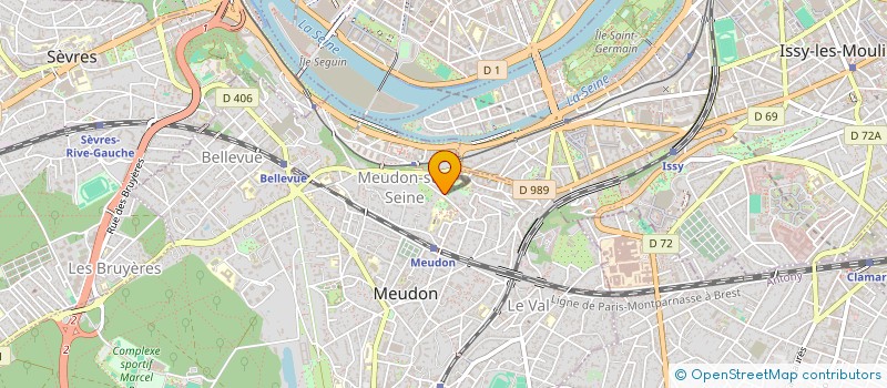 localisation de l'entreprise MONSIEUR YVES KERVAZO à MEUDON