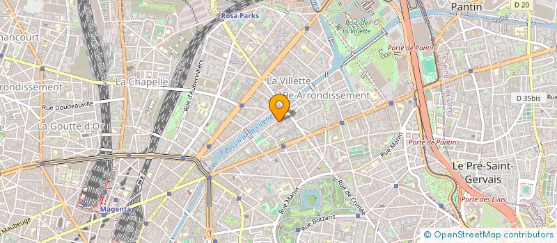 localisation de l'entreprise MONSIEUR YVES KLEIN  PARIS