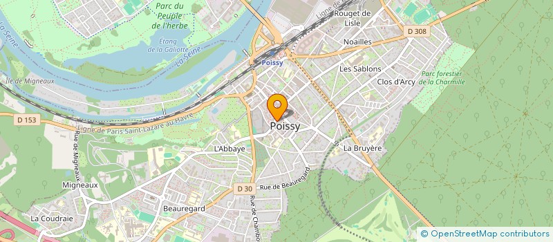 localisation de l'entreprise MONSIEUR YVES KNAAP à POISSY