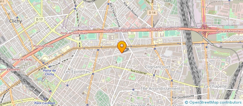 localisation de l'entreprise MONSIEUR YVES KOUNOUGOUS à PARIS