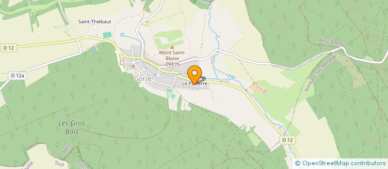 localisation de l'entreprise MONSIEUR YVES KUGELMANN  GORZE