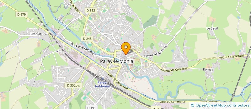 localisation de l'entreprise MONSIEUR YVES LABAUNE  PARAY-LE-MONIAL