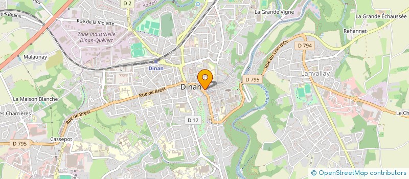 localisation de l'entreprise MONSIEUR YVES LABBE à DINAN