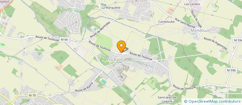 localisation de l'entreprise MONSIEUR YVES LABEUCHE à PIN-BALMA