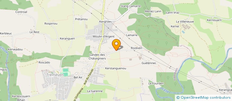 localisation de l'entreprise MONSIEUR YVES LABOULAIS  TREMEVEN