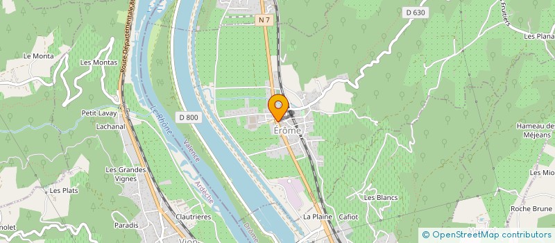 localisation de l'entreprise MONSIEUR YVES LACCHIO à EROME