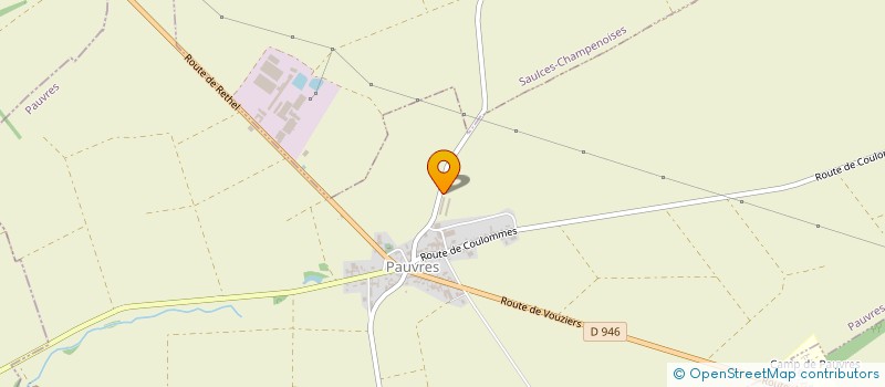 localisation de l'entreprise MONSIEUR YVES LACLAIRE  PAUVRES