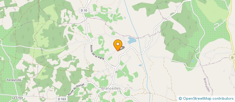 localisation de l'entreprise MONSIEUR YVES LACOSTE  BRANCEILLES