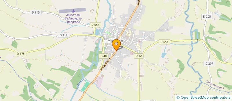 localisation de l'entreprise MONSIEUR YVES LAFFARGUE  MAUVEZIN