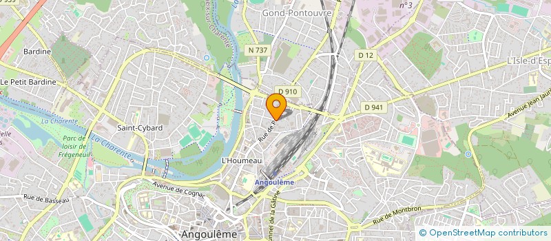 localisation de l'entreprise MONSIEUR YVES LAFFONT à ANGOULEME