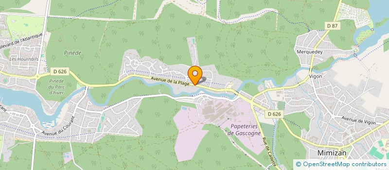 localisation de l'entreprise MONSIEUR YVES LAFON  MIMIZAN