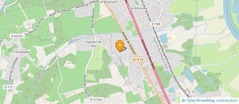 localisation de l'entreprise MONSIEUR YVES LAFOND  CADAUJAC