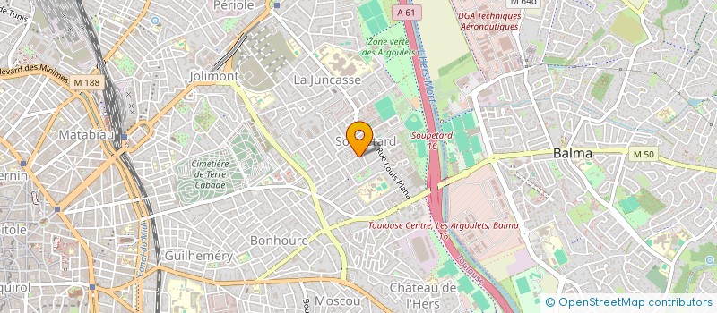 localisation de l'entreprise MONSIEUR YVES LAGO à TOULOUSE