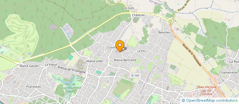 localisation de l'entreprise MONSIEUR YVES LAIGNELOT  SAINT-PALAIS-SUR-MER