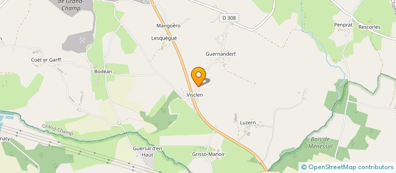 localisation de l'entreprise MONSIEUR YVES LAIGO  GRAND-CHAMP