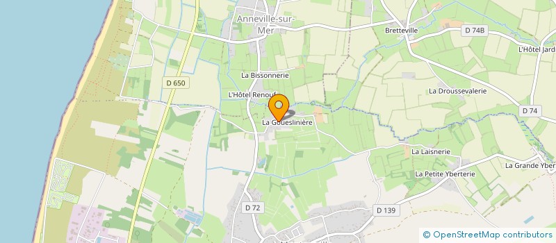 localisation de l'entreprise MONSIEUR YVES LAISNEY à GOUVILLE-SUR-MER