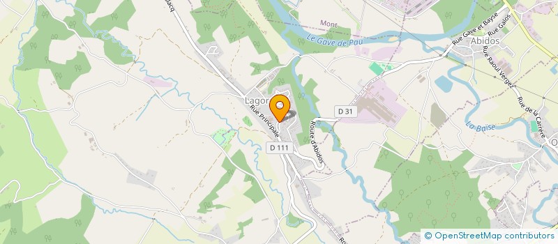 localisation de l'entreprise MONSIEUR YVES LALANNE  LAGOR