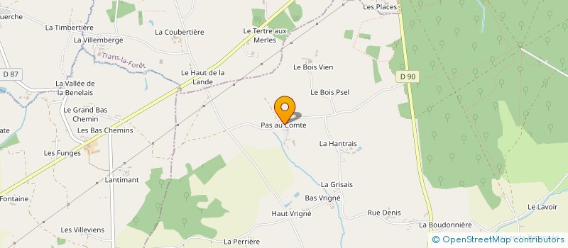 localisation de l'entreprise MONSIEUR YVES LAMBERT à BAZOUGES-LA-PEROUSE