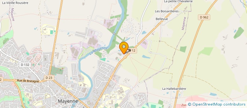 localisation de l'entreprise MONSIEUR YVES LAMBERT  MAYENNE