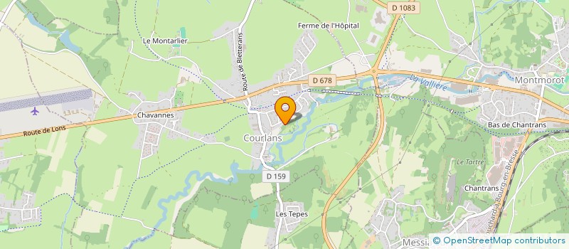 localisation de l'entreprise MONSIEUR YVES LAMBERT  COURLANS